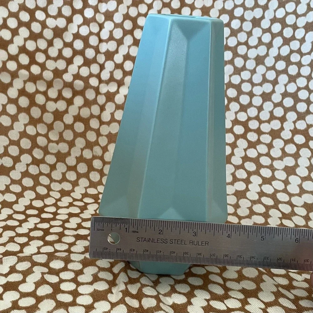 IKEA‎ Modern Vase Geometric Design Light Blue Small Flower Bud Vase Decor